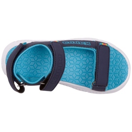 Sandalias para niños Kappa Kana azul marino y turquesa 260886K 6766 1