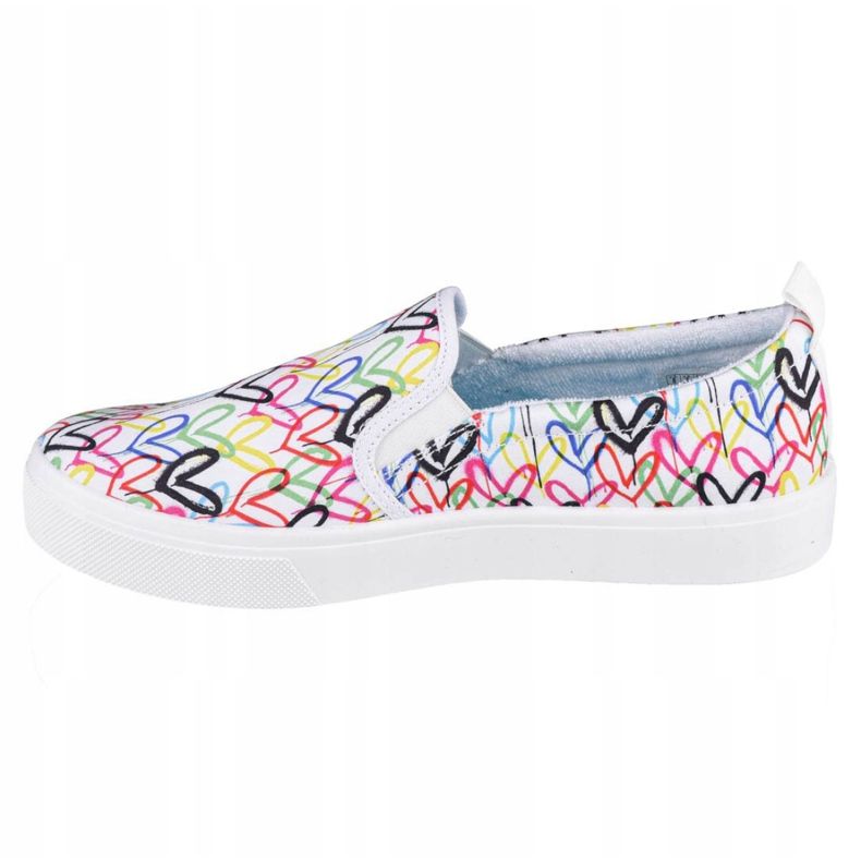 Skechers Poppy Drippin Love W 155503-WMLT blanco negro azul rosado multicolor verde amarillo 1