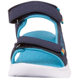 Sandalias para niños Kappa Kana azul marino y turquesa 260886K 6766 4
