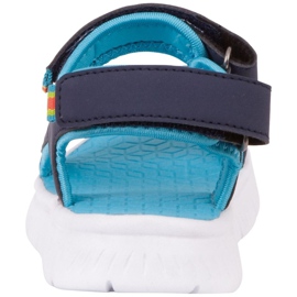 Sandalias para niños Kappa Kana azul marino y turquesa 260886K 6766 5