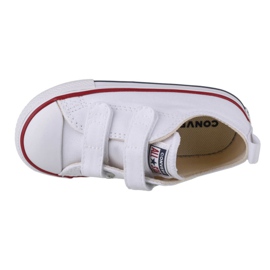 Converse Chuck Taylor All Star 2V Ox Jr 769029C blanco azul marino 2