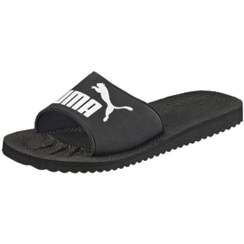 Pantuflas Puma Purecat negro y blanco 360262 01 3