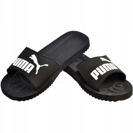 Pantuflas Puma Purecat negro y blanco 360262 01 1
