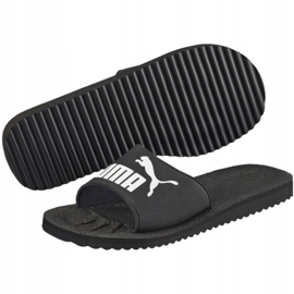 Pantuflas Puma Purecat negro y blanco 360262 01 5
