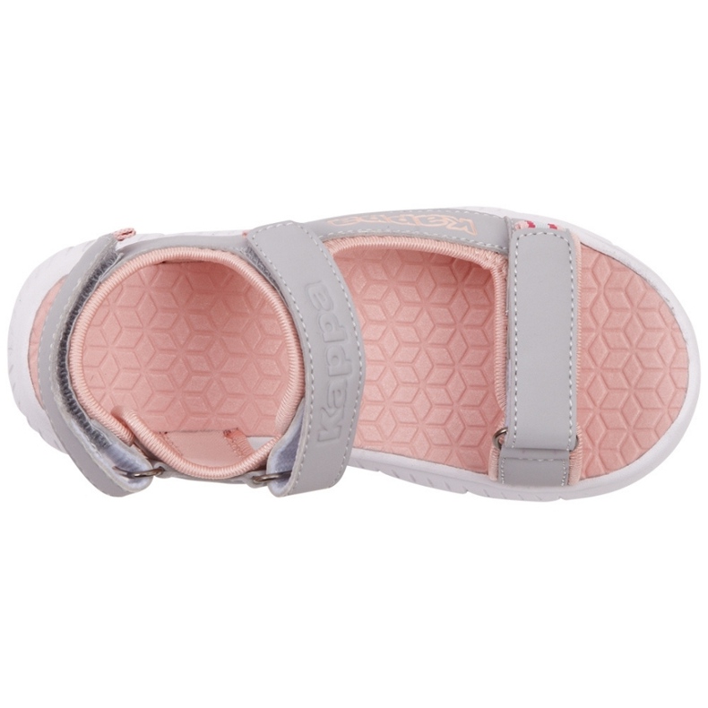 Sandalias para niños Kappa Kana gris-rosa 260886K 1421 rosado 1