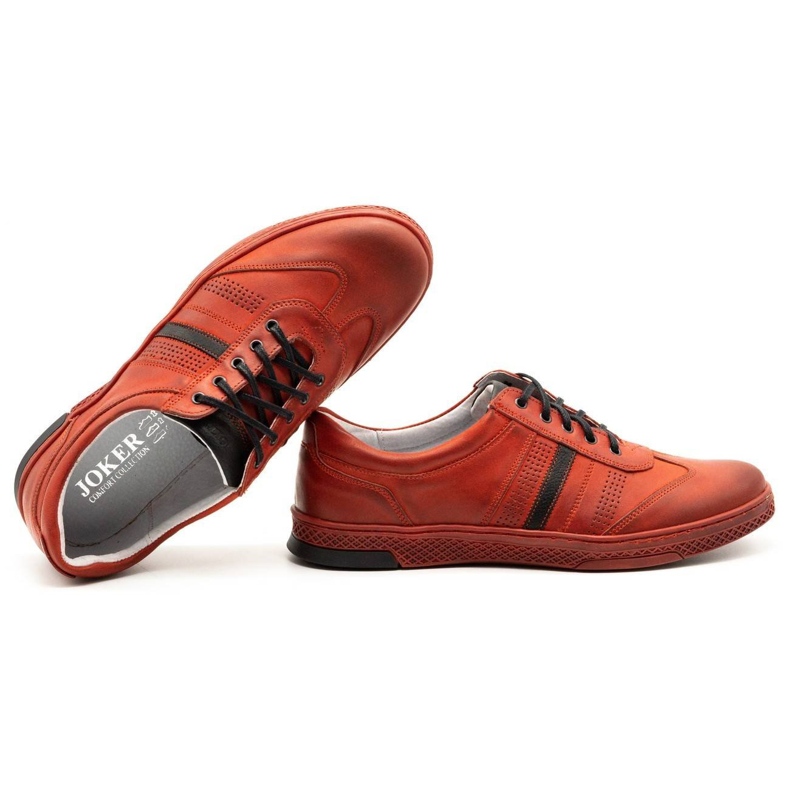 Joker Zapato casual piel hombre S21 / 2 rojo 2