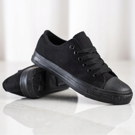 SHELOVET Zapatillas deportivas negras negro 3