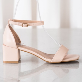 Seastar Sandalias Con Cadena Decorativa beige dorado 3
