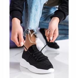 SHELOVET Zapatillas clásicas de textil negro 2