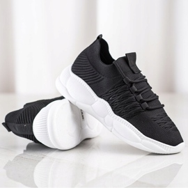 SHELOVET Zapatillas clásicas de textil negro 1