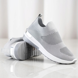 SHELOVET Zapatillas sin cordones gris 1