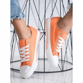 SHELOVET Zapatillas naranja 2