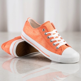 SHELOVET Zapatillas naranja 1
