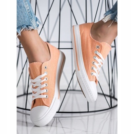 SHELOVET Zapatillas naranja 1