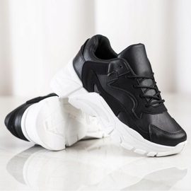 SHELOVET Zapatillas Casual Negras negro 2