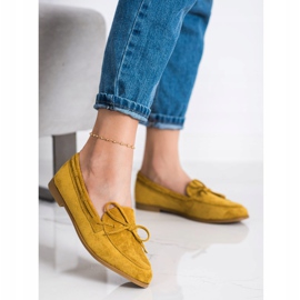 Coura Mocasines clásicos amarillo 3