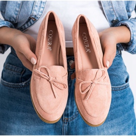 Coura Mocasines clásicos rosado 3