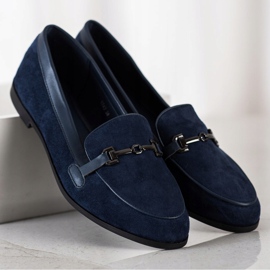 Coura Mocasines con Adorno azul marino 2