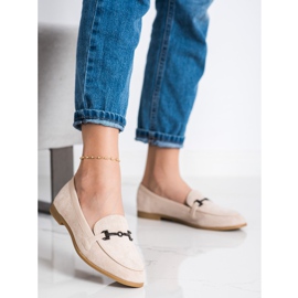 Coura Mocasines con Adorno beige 1