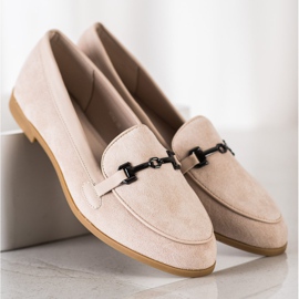 Coura Mocasines con Adorno beige 2