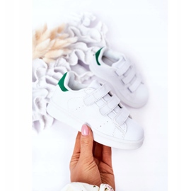 FRROCK Calzado Deportivo Infantil Juvenil Blanco Velcro Fifi verde 7