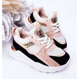 Zapatillas Deportivas Infantiles Zapatillas Deportivas Negro-Rosa Game Time blanco rosado 4