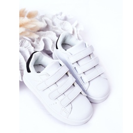 FR1 Calzado deportivo infantil con velcro blanco y negro Fifi 4