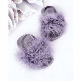 FR1 Pantuflas Infantiles De Goma Con Piel Gris Claro Skylar 1