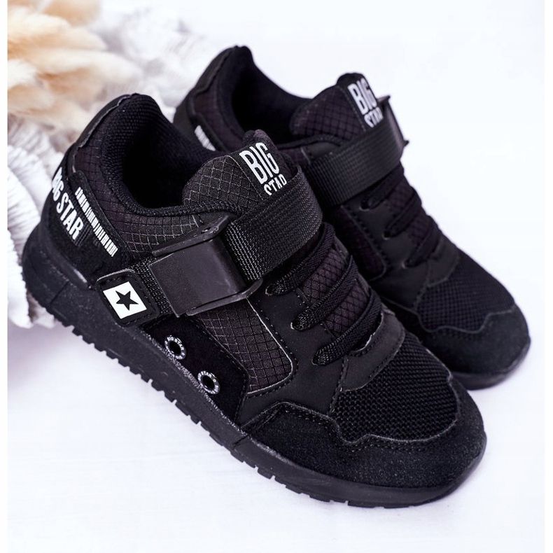 Zapatos deportivos para niños Memory Foam Big Star HH374164 Negro 2