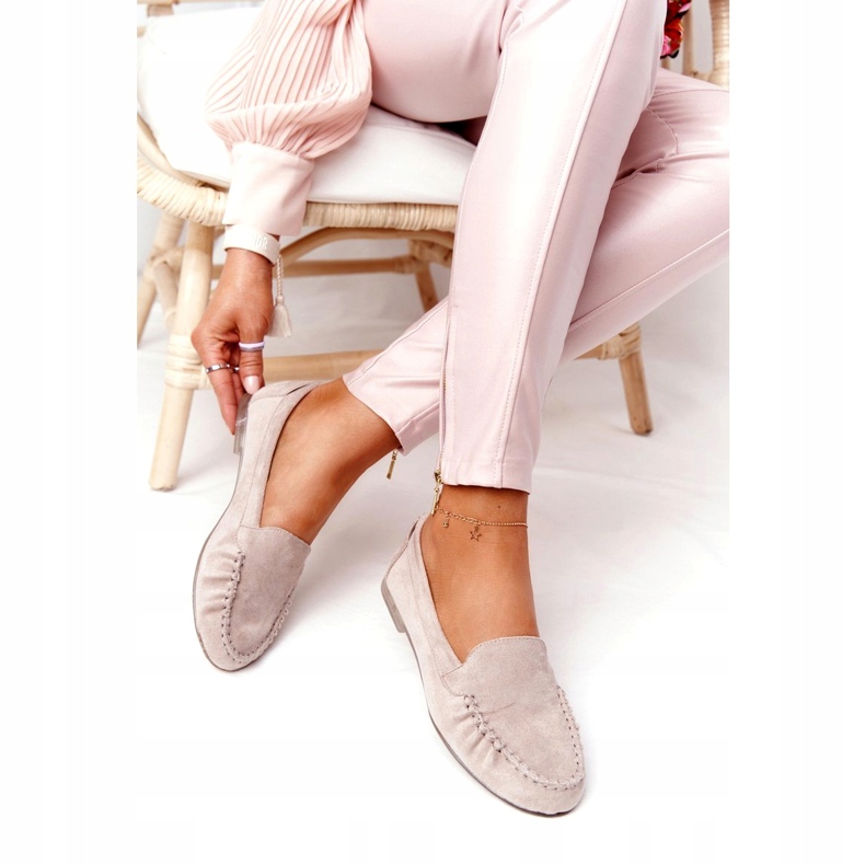 Mocasines Ante Sergio Leone MK722 Beige 4