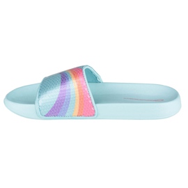 Skechers Sunny Slides-Dreamy Steps Jr 86994L-LBMT azul 1 Skechers Sunny Slides-Dreamy Steps Jr 86994L-LBMT azul 1