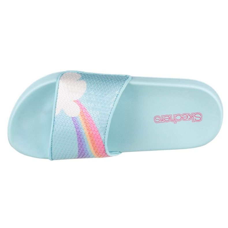 Skechers Sunny Slides-Dreamy Steps Jr 86994L-LBMT azul 2 Skechers Sunny Slides-Dreamy Steps Jr 86994L-LBMT azul 2