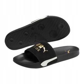 Zapatillas Puma Leadcat Ftr Suede Classic negras 372277 01 negro dorado 3