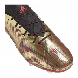 Botas de fútbol adidas Nemeziz.1 Fg M FY0758 gris / plata, dorado dorado 4