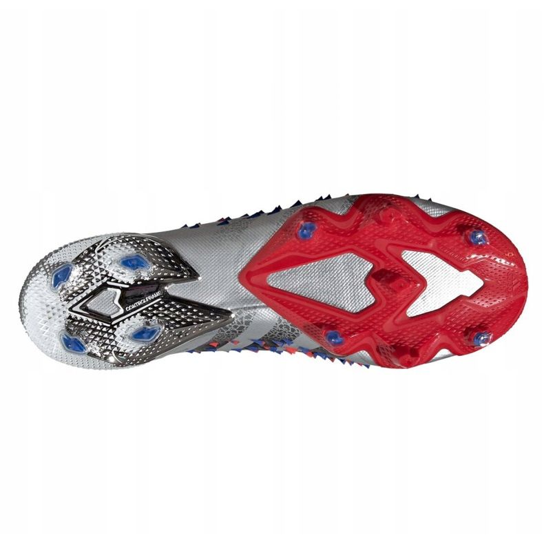 Botas de fútbol adidas Predator Freak.1 Low Fg M FY1051 gris plata 2