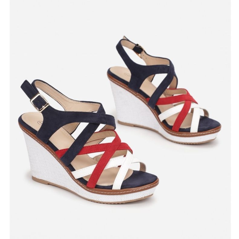 Vices Mordazas BL293-SS21-50-azul marino blanco rojo 1