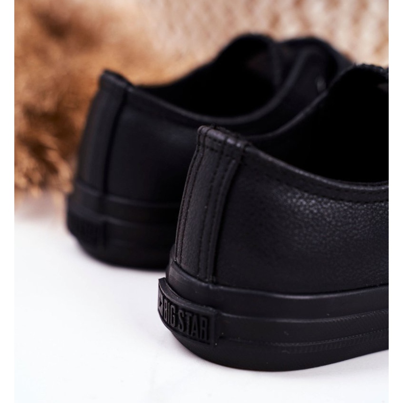 Zapatos Infantiles Zapatillas Big Star Con Velcro Negro GG374009 3