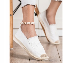 SHELOVET Alpargatas Textiles blanco 1