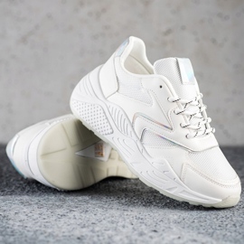 SHELOVET Zapatillas con estilo blanco 1 SHELOVET Zapatillas con estilo blanco 1