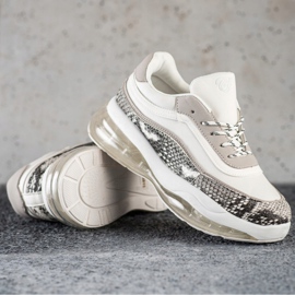 SHELOVET Zapatillas en una plataforma transparente blanco multicolor 1 SHELOVET Zapatillas en una plataforma transparente blanco multicolor 1