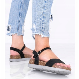 Sandalias negras con plantilla Preatty Pea negro 2