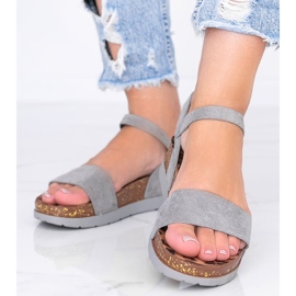 Sandalias grises con plantilla Preatty Pea 1