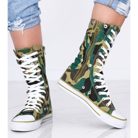 Find Your Self zapatillas de camuflaje verdes 1
