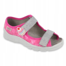 Calzado infantil befado 969X163 rosado plata 1