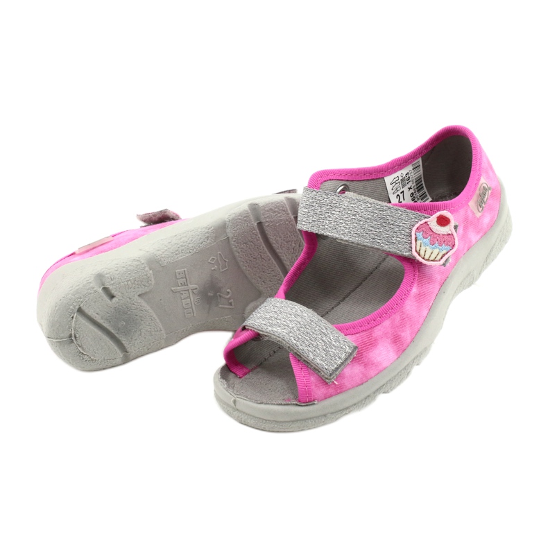 Calzado infantil befado 969X163 rosa plata 4