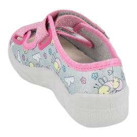 Sandalia befado para niña 869x154 rosado plata gris 1