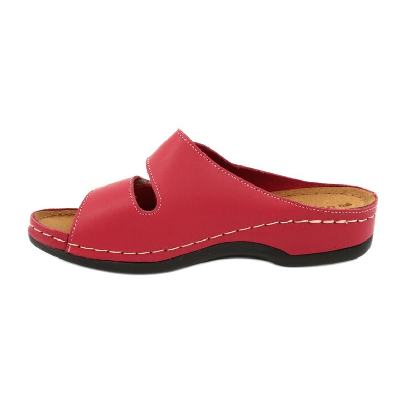 Inblu zapatos zapatillas de mujer 158D105 rojo 2