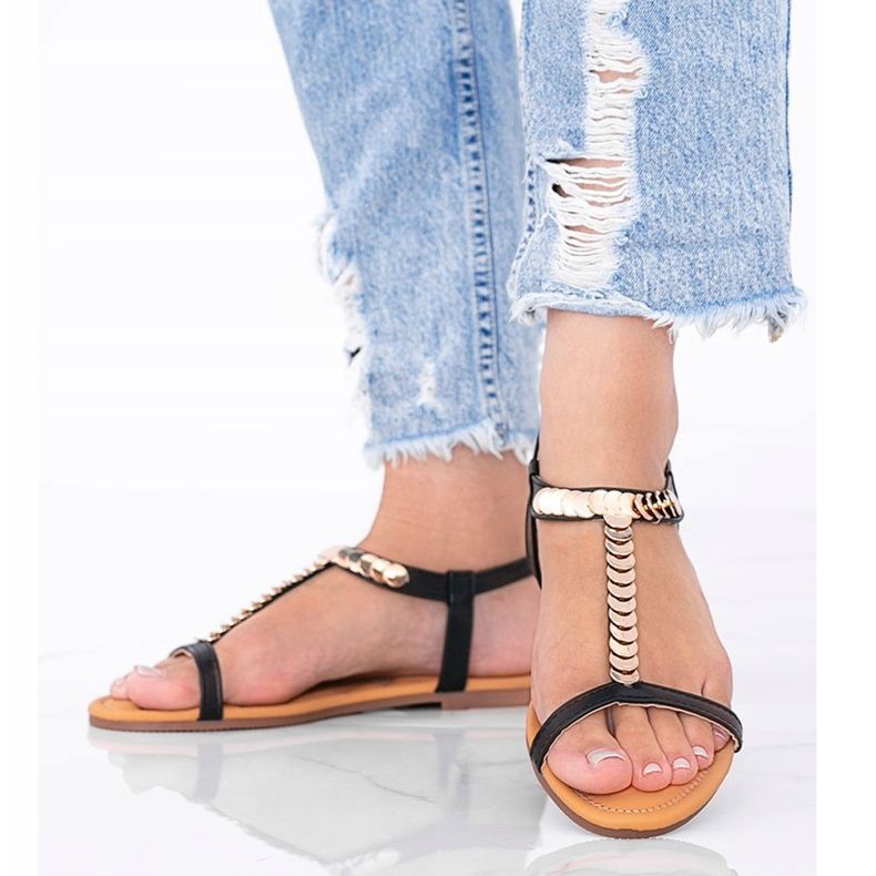 Sandalias de mujer negras de Emmie negro 1