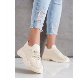Sweet Shoes Zapatillas casual sin cordones beige 3