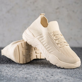 Sweet Shoes Zapatillas casual sin cordones beige 1